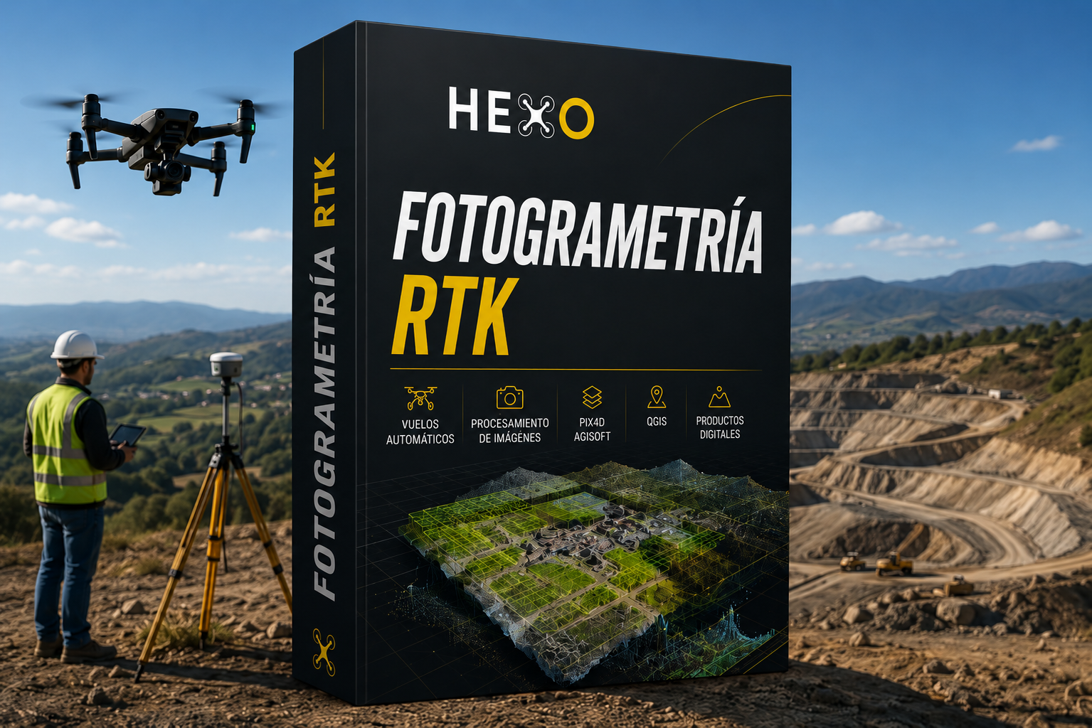 Portada de la especialización Fotogrametría RTK