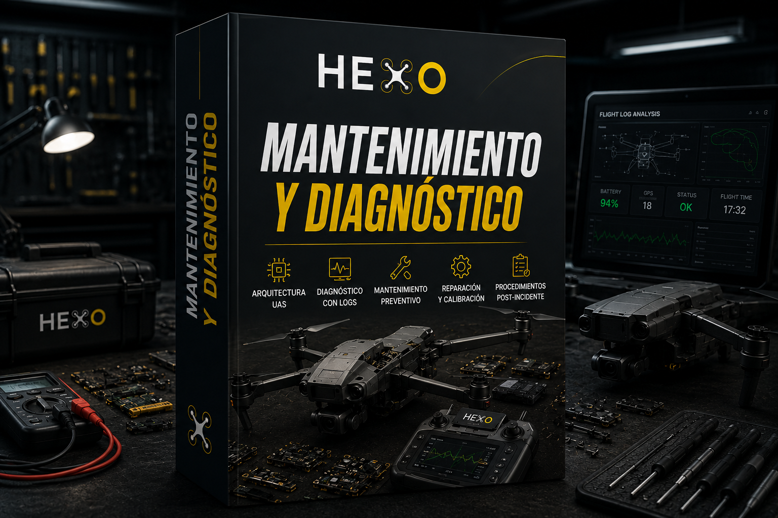 Portada del curso de Mantenimiento y Diagnóstico UAS
