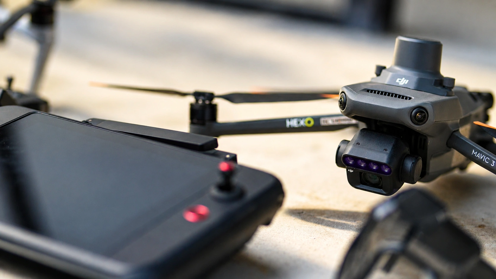 Óptica y equipos para fotografía aérea con drones