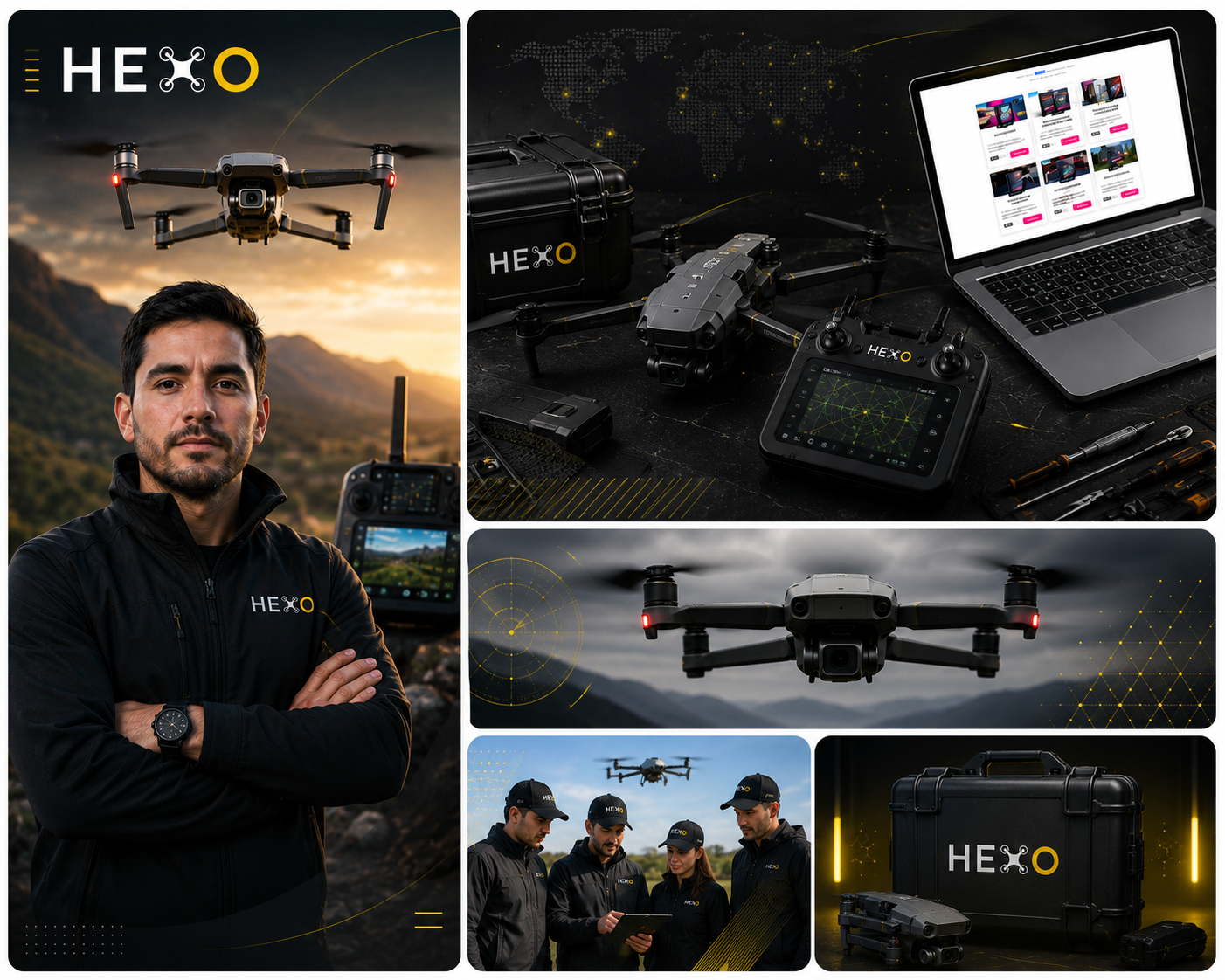 Nuevo estándar de formación con drones en HexoDrone