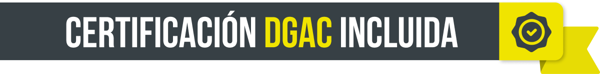 Certificación DGAC incluida